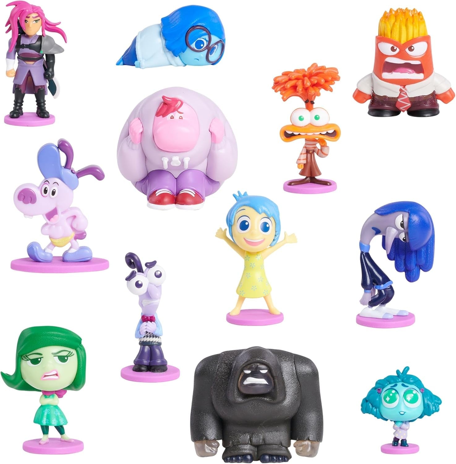 Just Play Disney e Pixar Inside Out 2 minifigure Personaggi da collezione da 2,5 cm a 6,4 cm di altezza Giocattoli per bambini da 3 anni in su Action Figure Naty Shop