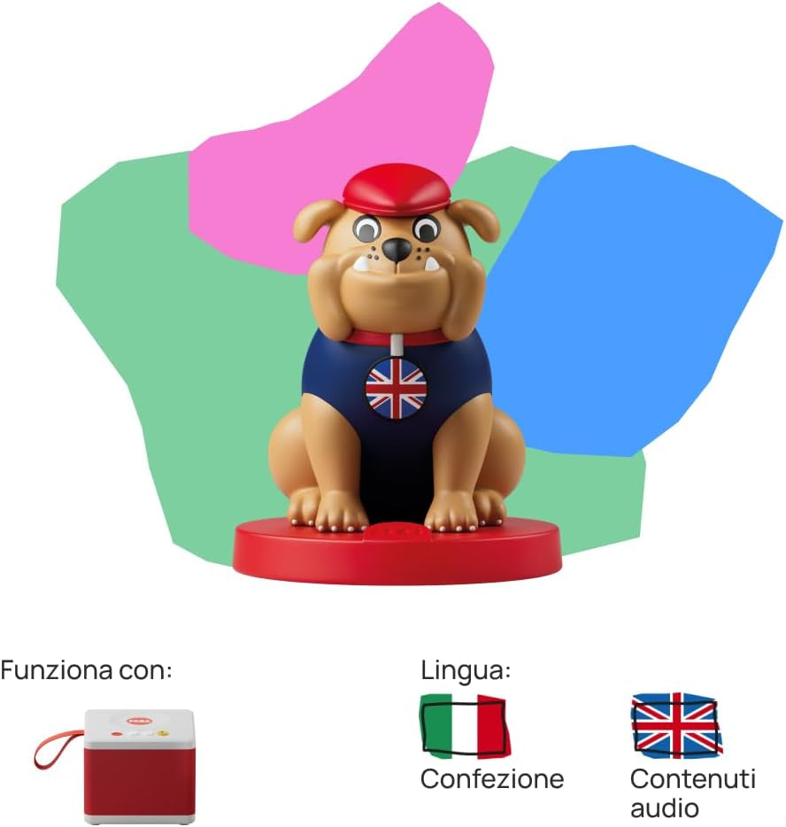 Figura sonora - Happy English - musica e canzoni in inglese - giocattolo con contenuti educativi, versione italiana, per bambini e bambine di tutte le età Baby Toys Naty Shop