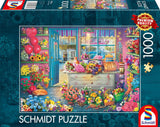 Schmidt Spiele 59764 Colorful Flower Shop Puzzle da 1000 pezzi Naty Shop Titolo predefinito