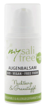 Mysalifree BIO EYE BALM, crema intensiva antirughe contorno occhi per pelli sensibili, con melograno e ocra, 15 ml Cosmetici e Beauty Naty Shop