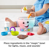 Fisher-Price Giocattolo didattico per bambini Ridi e impara, Ciotola magica per mescolare i colori con musica e luci, per bambini dai 6 mesi in su, GJW20 Giocattoli per bambini Naty Shop