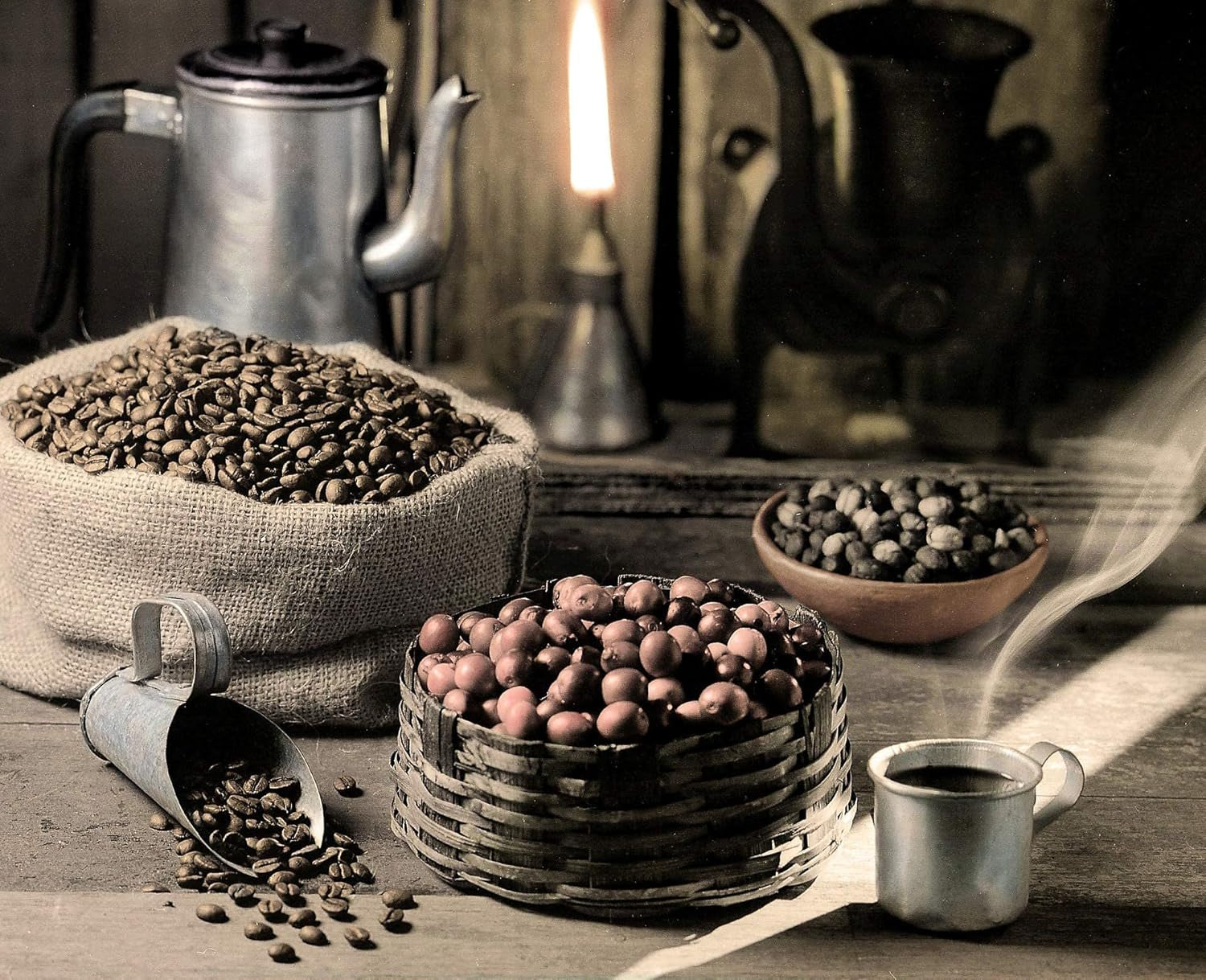C&T "Ragnarök Coffee" nordischer Röst-Kaffee | 1000g Oca Bohne | als Espresso & Cafe Crema bar | kräftig + würzig + aromatico | 100% naturale con caffeina