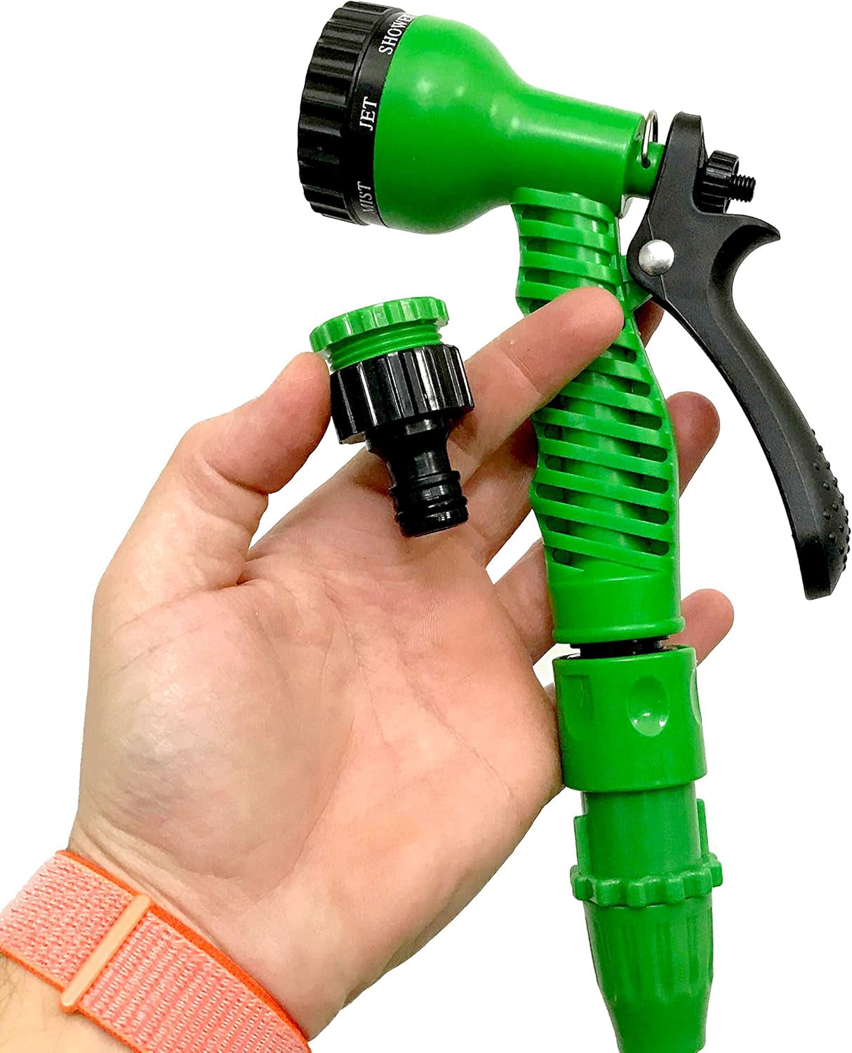 C2607A Hose Basic – Tubo estensibile con pressione acqua, verde, 7,5 metri