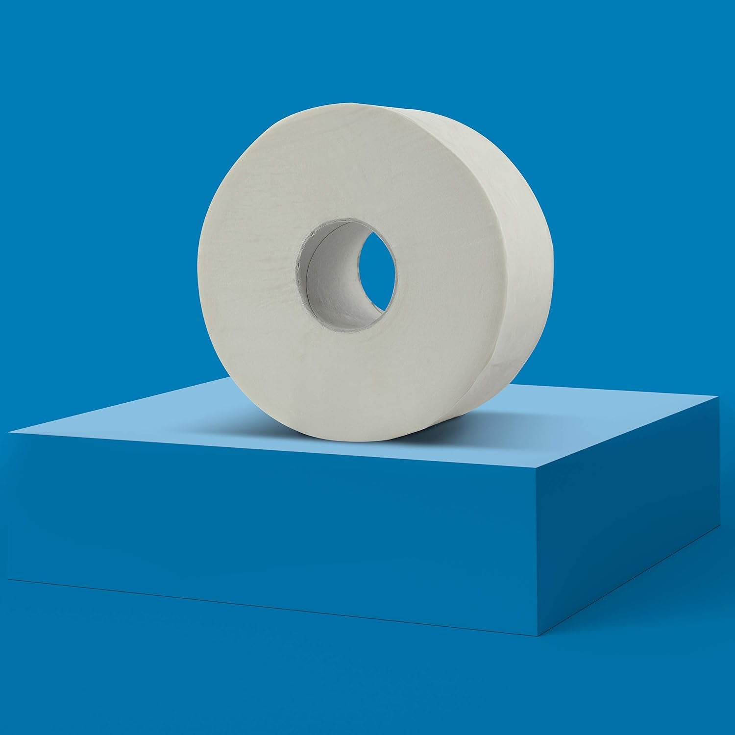 Carta igienica Amazoncommercial Mini Jumbo, senza profumazione, 2 veli, 6684 pezzi, 1 confezione da 12 rotoli, 557 fogli per rotolo, dimensioni foglio: 30,5 x 9 cm, bianco, compatibile con dispenser T2
