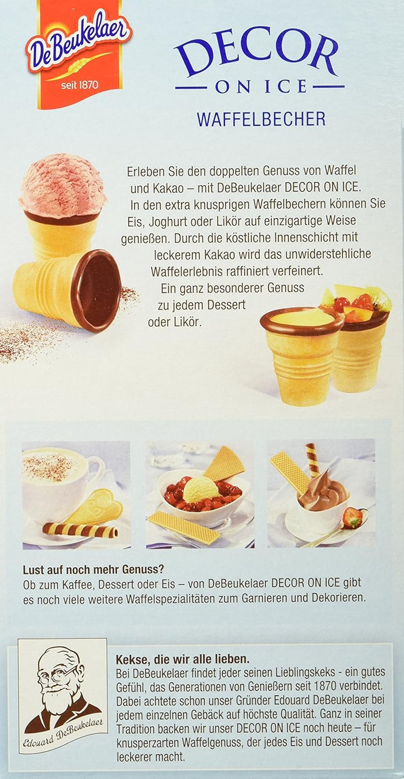 Debeukelaer Decor on Ice - Confezione di waffle, confezione da 12 (12 x 60 g)