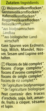Fiocchi biologici da 5 cereali, 500 g