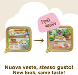 Mister Nassfutter für ausgewachsene Katzen, Turkey, Line Pastete und Fleisch in Stücken, totale 3,2 kg (32 Becher x 100 g)
