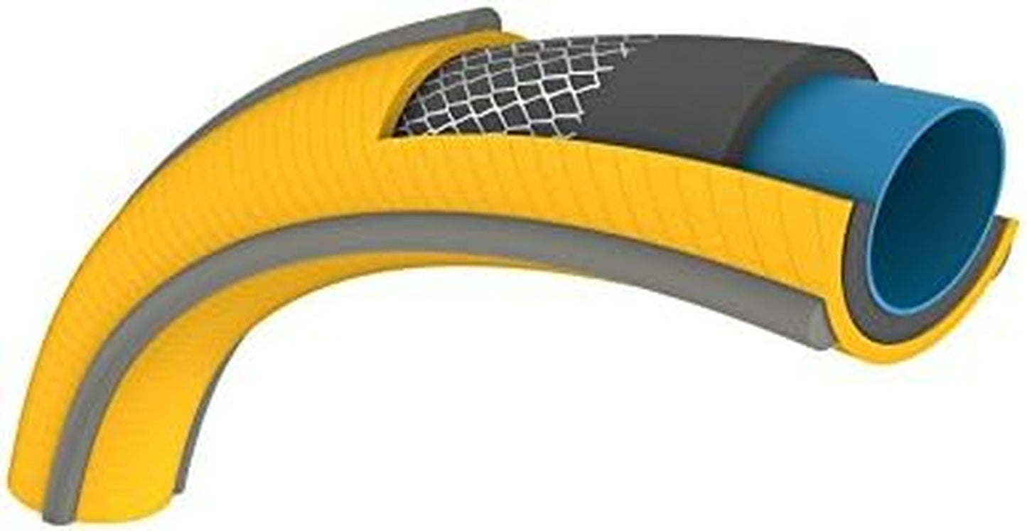 HOZELOCK - Tubo Tricoflex Ultraflex Ø 12,5 mm (1/2") 20 M: Tubo da giardino flessibile, resistente alle intemperie, alla torsione e alla piegatura, in PVC riciclato al 40% [117002], giallo