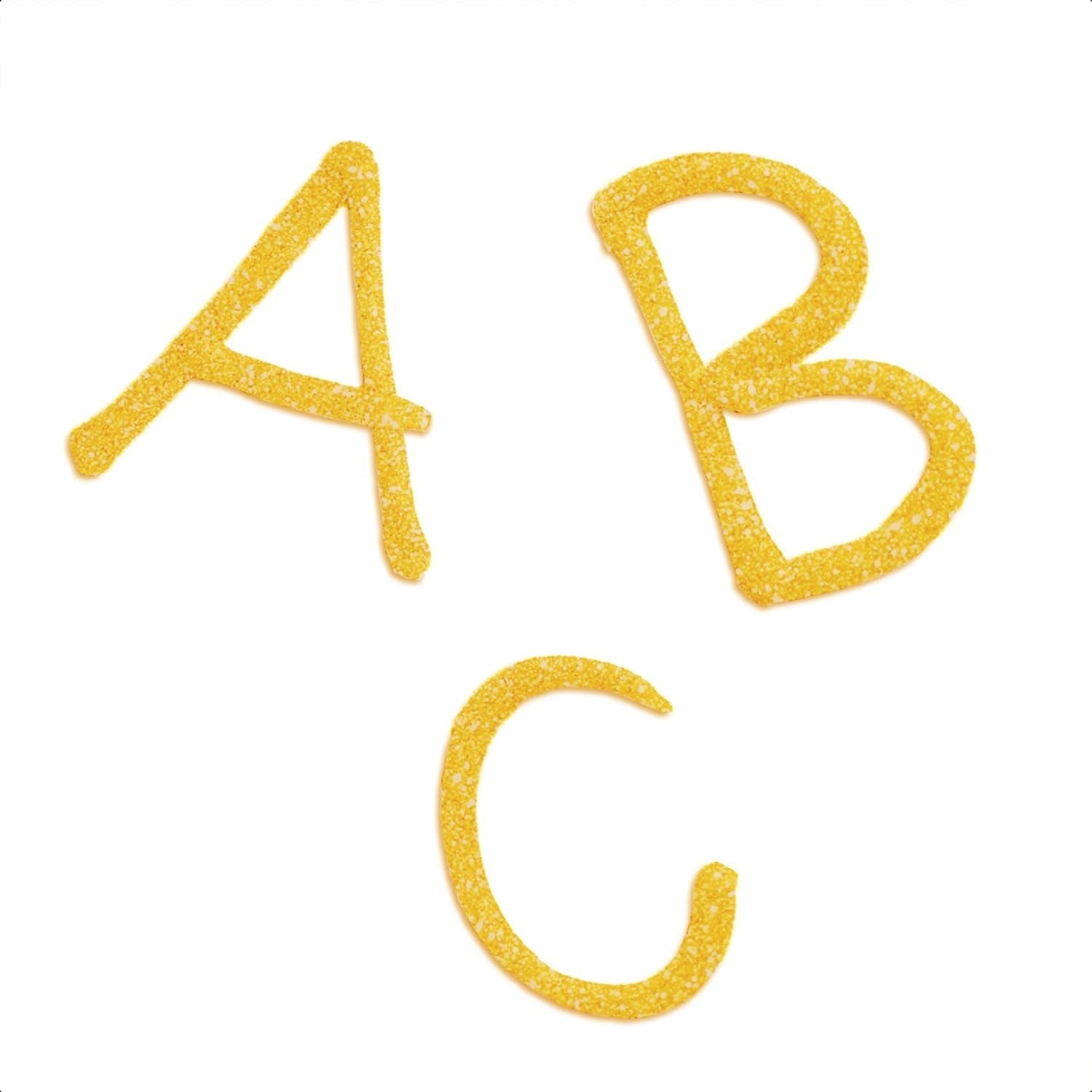 Günthart Backdecor 25 g Zucchero con lettere ORO Per tutti i dolci dal colore dorato In zucchero per bellissime lettere e disegni, 1 confezione (25 g)