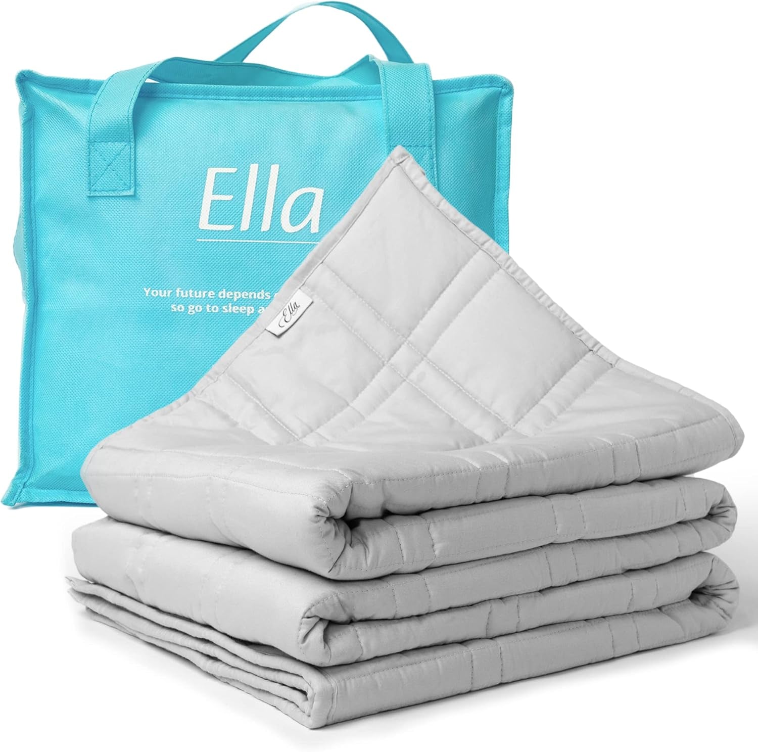 Coperta ponderata 135X200 7Kg - Coperta per terapia antistress - Coperta pesante 100% cotone - Coperta per un sonno profondo e un migliore recupero - Coperta ponderata - per uomini e donne da 55-85Kg Letti e coperte Beuche den Ella-Store 150X200 7,0 Chilogrammi