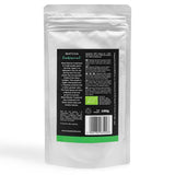 Tè verde biologico Moya Matcha in polvere | 100 g qualità cerimonia tradizionale 30 g | Coltivato e raccolto biologicamente a Uji, in Giappone | Perfetto da bere con acqua, matcha latte, frullati e limonate