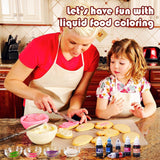 Colorante alimentare - Colorante alimentare liquido altamente concentrato per torte, prodotti da forno, uova di Pasqua, bevande - Colorante alimentare senza zucchero per fondente, glassa, slime, decorazione di torte (Red Velvet, 236 ml)