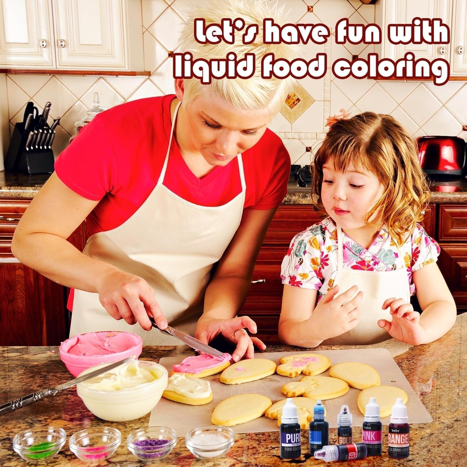 Colorante alimentare - Colorante alimentare liquido altamente concentrato per torte, prodotti da forno, uova di Pasqua, bevande - Colorante alimentare senza zucchero per fondente, glassa, slime, decorazione di torte (Red Velvet, 236 ml)