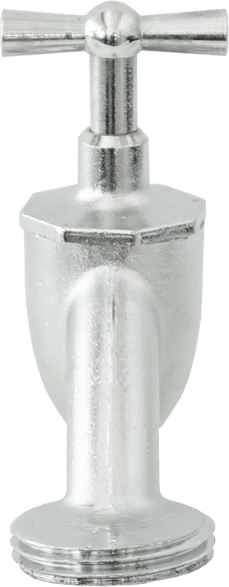 Rubinetto con corna - Filettatura maschio da 20,95 mm (1/2 pollice) - Include collegamento per tubo - Ottone di alta qualità - Ideale come rubinetto da esterno / Rubinetto a botte per pioggia / Rubinetto / Valvola di intercettazione / FLOR92590