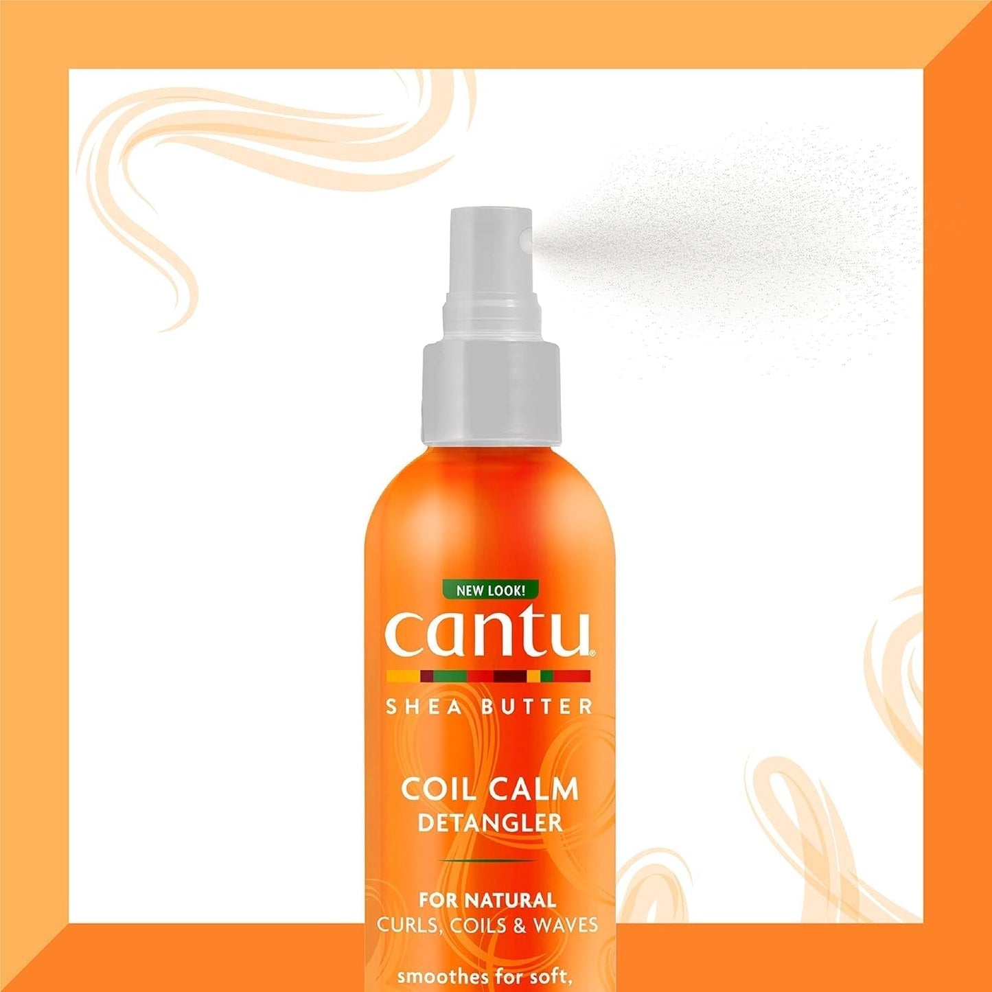 Cantu Coil Calm Spray districante, Karitè, Capelli ricci, 237ml Prodotti districanti Naty Shop
