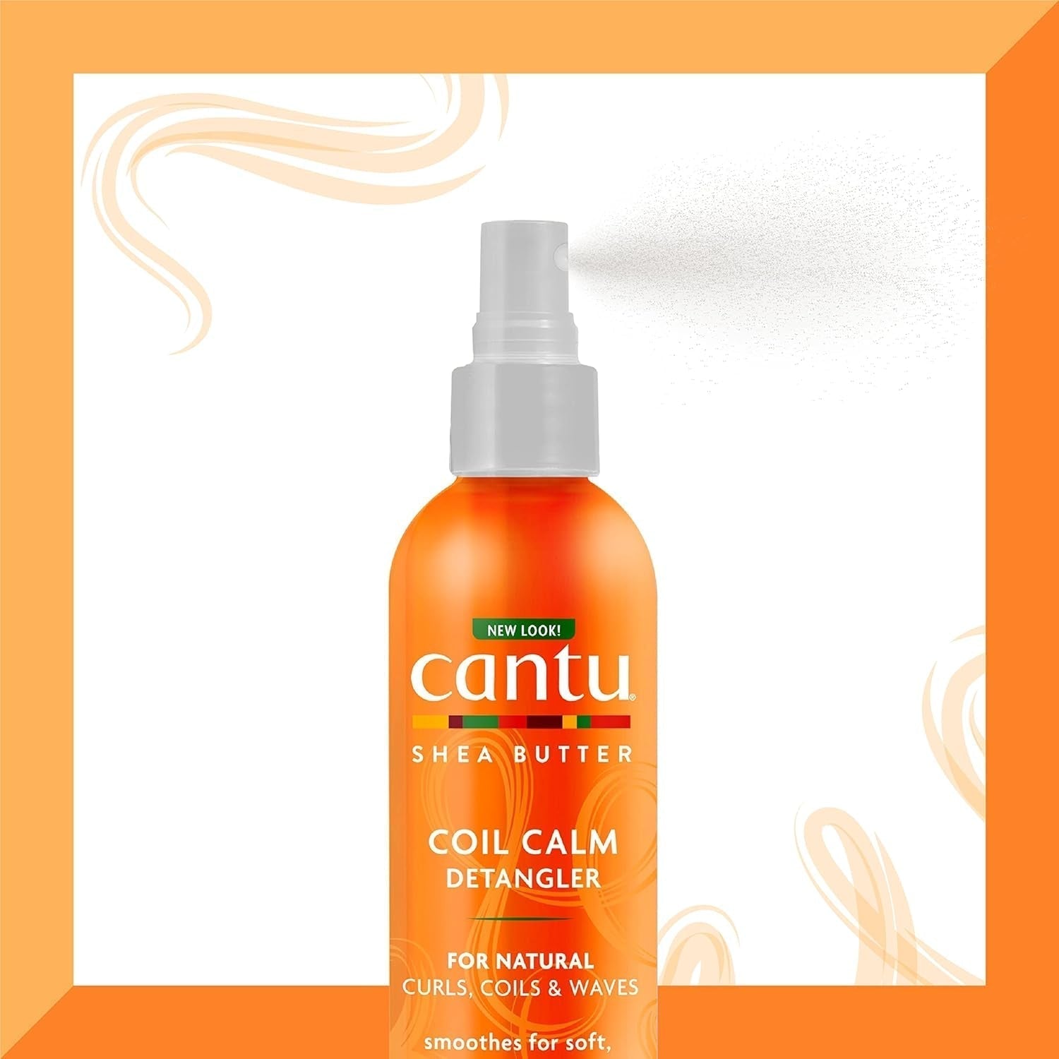 Cantu Coil Calm Spray districante, Karitè, Capelli ricci, 237ml Prodotti districanti Naty Shop