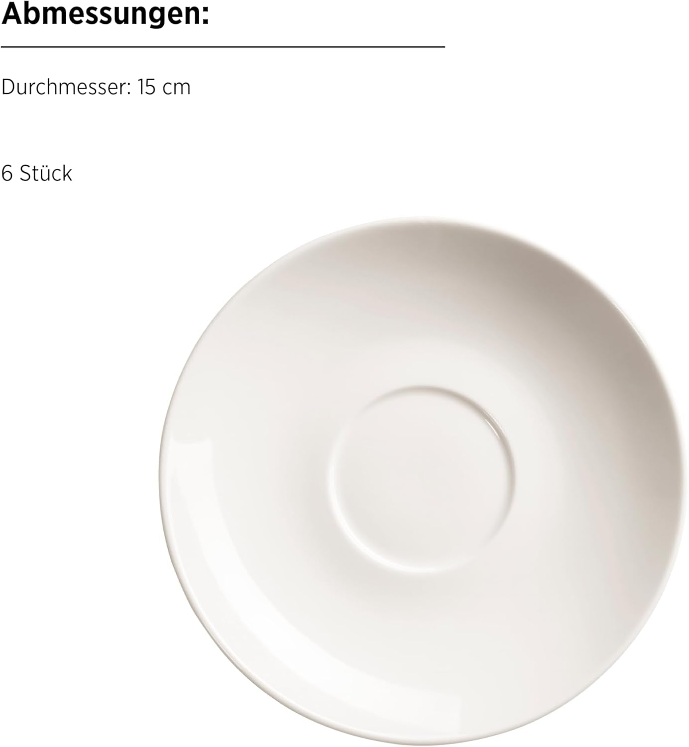 MÄSER 934105 Serie Belmira, Servizio da caffè Classico per 6, Servizio da caffè da 18 pezzi, Senza tempo, Elegante, Delicato, Porcellana, Bianco