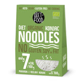 DIET-FOOD Riso istantaneo Shirataki Konjac biologico, a basso contenuto di carboidrati, a basso contenuto calorico, vegano, senza grassi, senza soia, senza glutine, cheto friendly, dimagrante, 300 grammi