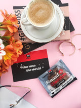 Mandorle e cioccolato - Biscotti vegani confezionati singolarmente, senza glutine, senza soia, biologici, mandorle e avena - Confezione multipla da 12 x 50 g (confezione da 2)