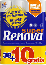 Carta igienica Renova Super Prom - 48 rotoli bianchi