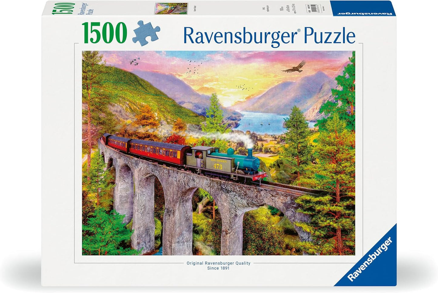 Ravensburger Puzzle 12000795 - Viaggio in treno in autunno - Puzzle da 1500 pezzi per adulti e bambini dai 14 anni, Puzzle Naty Shop
