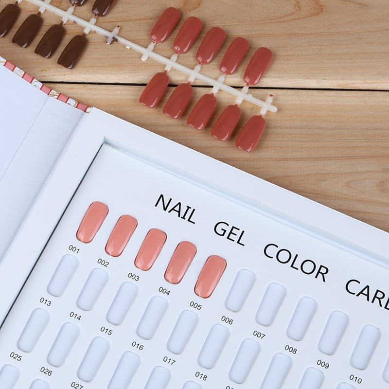 Tavolozza di smalti per unghie a 216 colori, espositore per unghie, piastre per carte colorate per smalto, cartella colori per unghie, accessori per smalto per unghie