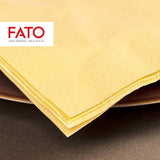 Fato - Tovaglioli di Carta Usa e Getta, Ideali per Pranzi Casual e Buffet, Confezione da 50 Tovaglioli, Misura 33X33, 4 Pieghe, 2 Veli, Colore Champagne, Carta 100% Pura Cellulosa, FSC