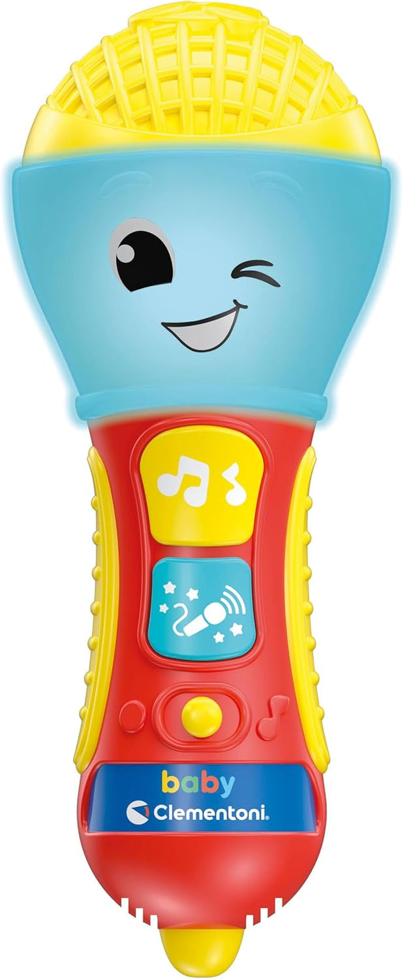 Clementoni - Microfono per Bambini, Gioco di Musica Elettronica per la Prima Infanzia, Giocattolo 10-36 Mesi, Centro Attività con Luci e Suoni, 17931 Bebe Naty Shop Toys Titolo predefinito