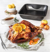 Zenker Xxl-Brat- Und Auslaufform (40 X 8 X 34 Cm) SPECIAL COOKING, Rechteckige Ofenform Mit Antihaftbebeschichtung, Backblech Für Krosse Braten & Saftige Aufläufe (Farbe: Schwarz), Menge: 1 Stück Stampi e vassoi per cuocere Naty Shop