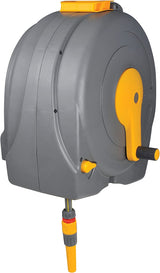 Scatola portagomma Hozelock Fast Reel per montaggio a parete con tubo da 40 m