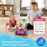 Fisher-Price Robot didattico 4 in 1 Linus per neonati e bambini piccoli, giocattolo a partire da 6 mesi - lingua tedesca, HCK39 Baby Toys Naty Shop
