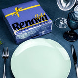 Tovaglioli di carta Renova, Blu dorato - 40 tovaglioli