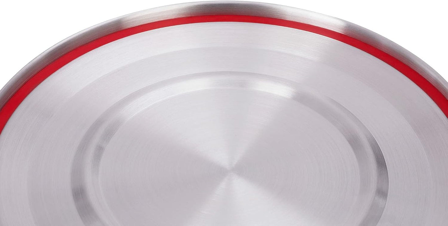 Tatonka Food Bowl - Contenitore per alimenti/ciotola in acciaio inossidabile - Con coperchio, clip di fissaggio e scalabilità del volume - Volume 0,5 L / 0,75 L / 1 L Contenitori per alimenti Naty Shop