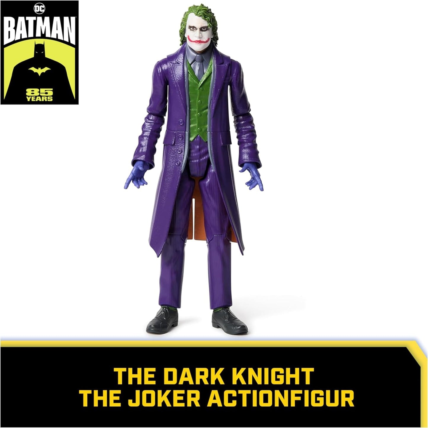 DC Comics il Cavaliere Oscuro - Joker Action Figure Conosciuto dalla leggendaria trilogia del Cavaliere Oscuro in 30 cm. Dai 3 anni Action figures Naty Shop