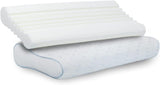 PARADIES Cuscino cervicale 40X80 Cm - Revita Ergonomic - Certificato IGR, Cuscino ergonomico per il sostegno del collo Altezza: 10 Cm Cuscini ortopedici cervicali Naty Shop Paratex Ergonomic