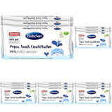 Bübchen Aqua Touch Baby Wet Wipes 144 pezzi (3 x 48) - Salviette per la cura della pelle sensibile con acqua pura al 99%, salviette umidificate per neonati e bambini