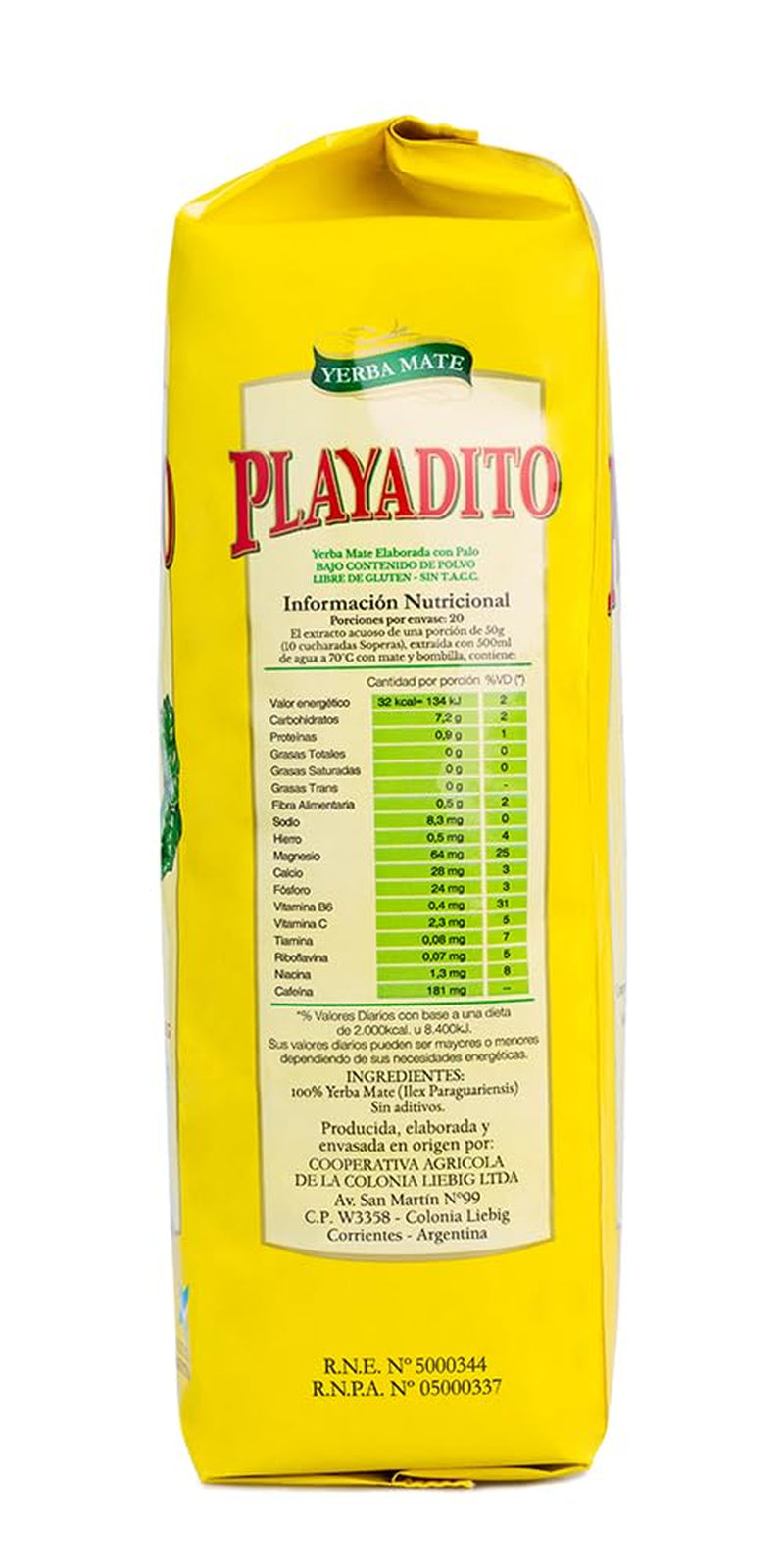 Tè Yerba Mate 1 kg - confezione da 3 - antiossidante, energizzante, contiene minerali e vitamina B - proveniente dall'Argentina