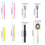 Nail Art Werkzeug Magnetstift, 10 Stück Nagel Magnet Stick Tool Set, Nagel Magnet Stift e Starker Magnet Stock Punktierungsstifte Für DIY 3D Magnetics Katzenauge UV Gel Polnisch Nagel Kunst