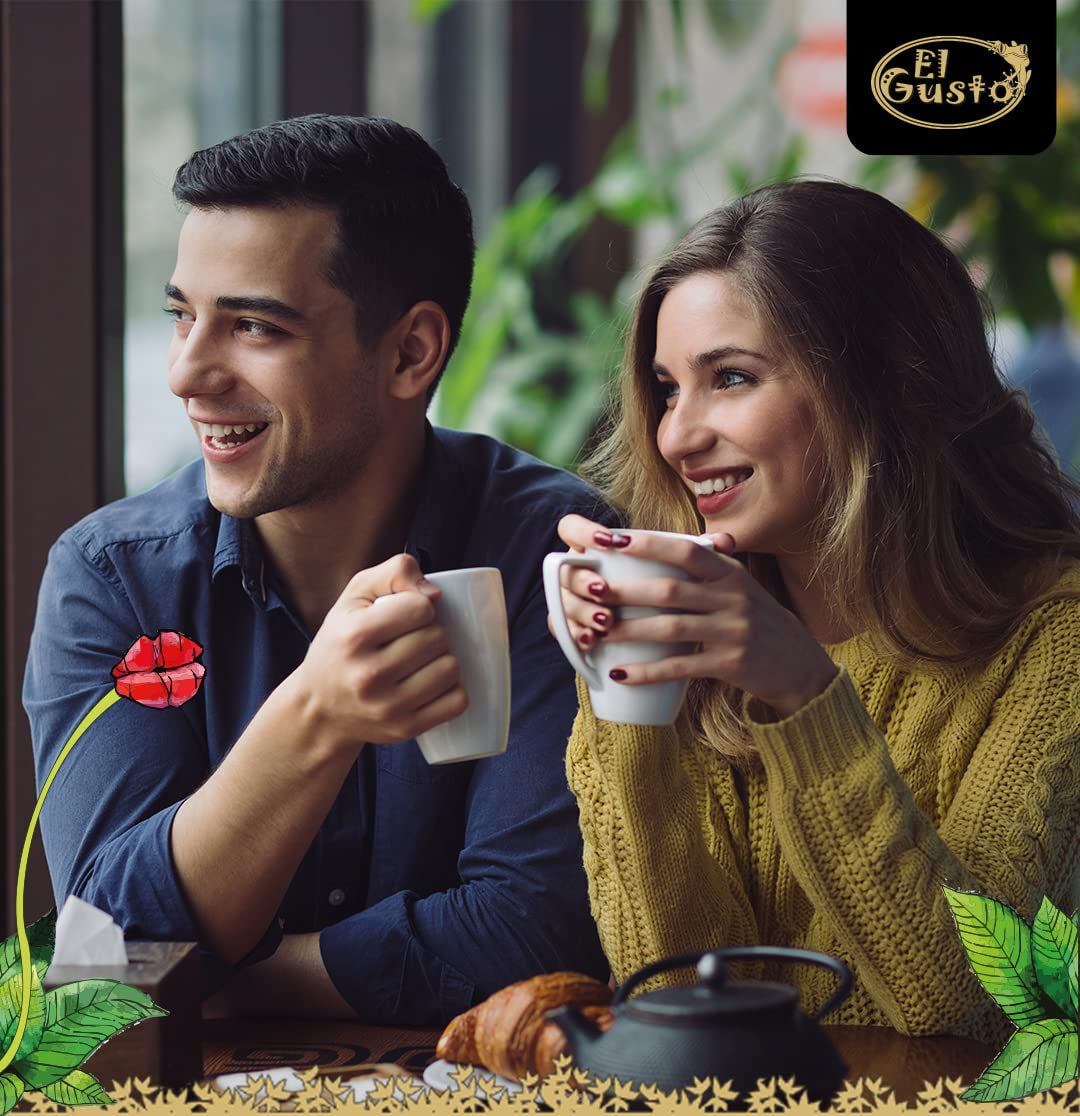 El Gusto Espresso Kaffee aus ganzen Bohnen aus Costa Rica, dunkel geröstet, miscela creativa, 100% Arabica, frischer Gourmet-Kaffee 3er Pack