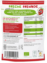 FRECHE FREUNDE Chips di frutta alla fragola bio, chips di frutta liofilizzata, frutta secca a fette al naturale senza zuccheri aggiunti, vegano, senza lattosio, senza glutine, confezione da 12 (12 x 12g)