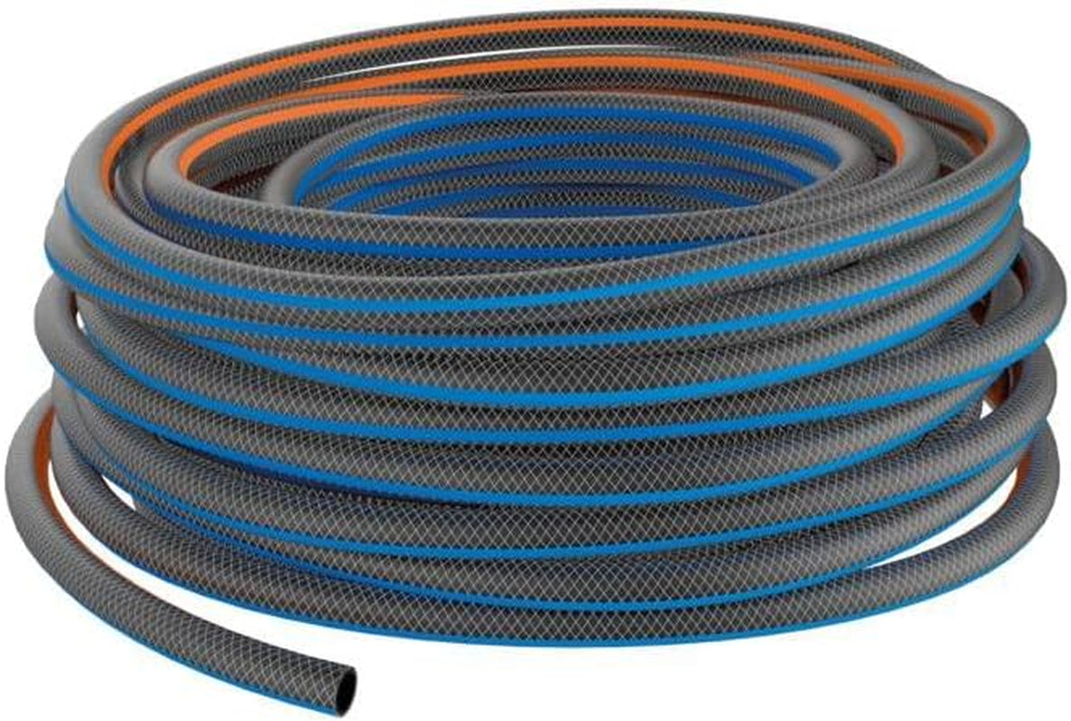 Fiskars Tubo da giardino ML Serie X Tubo dell'acqua per irrigazione manuale 13 mm (1/2"), Lunghezza: 25 m, Collegamento universale, Protezione UV, Protezione antigelo, Resistente alla torsione, Blu, 1076045
