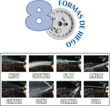 Tubo da giardino C2107N2 a 7 forme, 15 m, verde