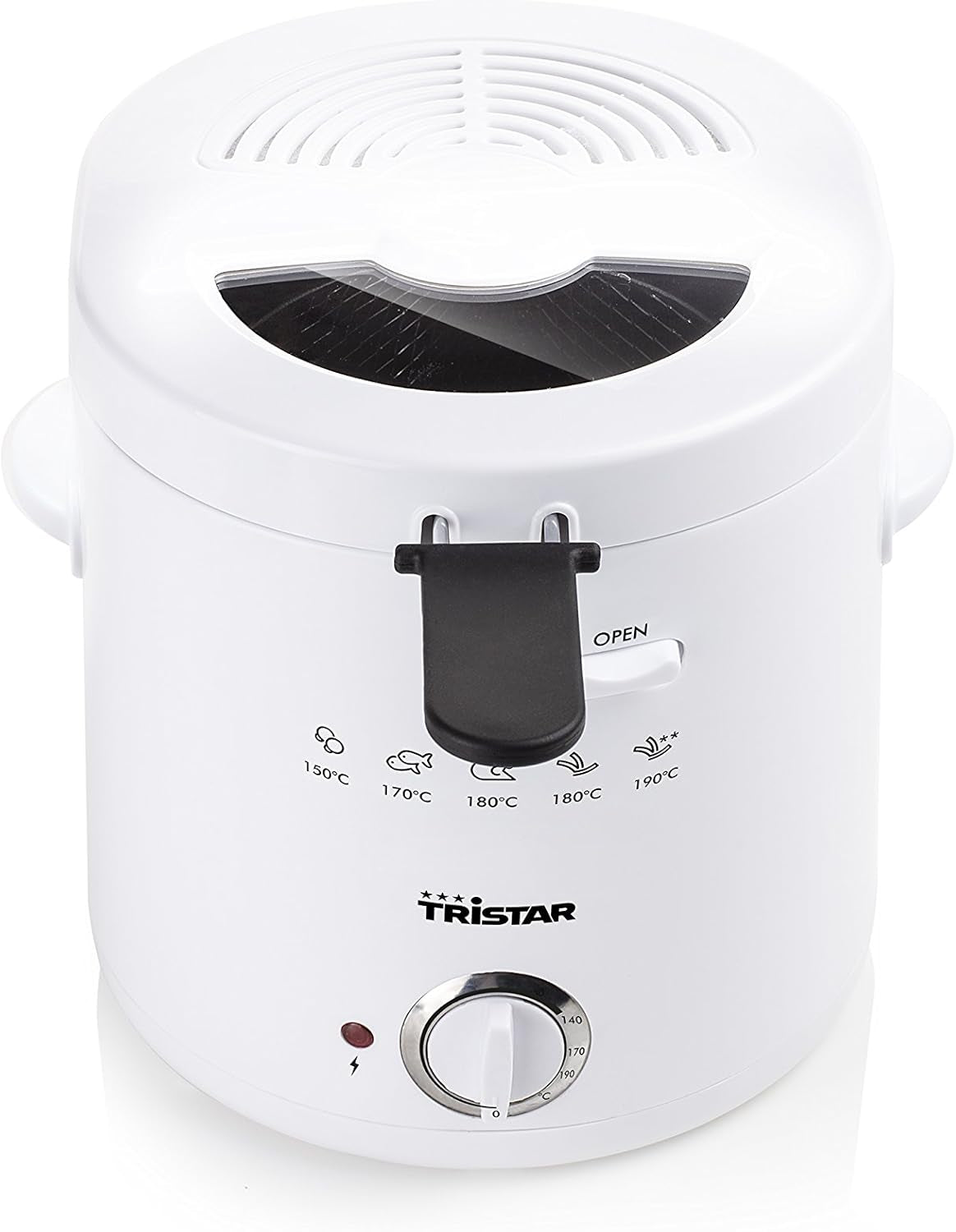 Friggitrice Tristar FR-6941 - termostato, 1,5 L, 1000 W, bianco Elettrodomestici Naty Shop