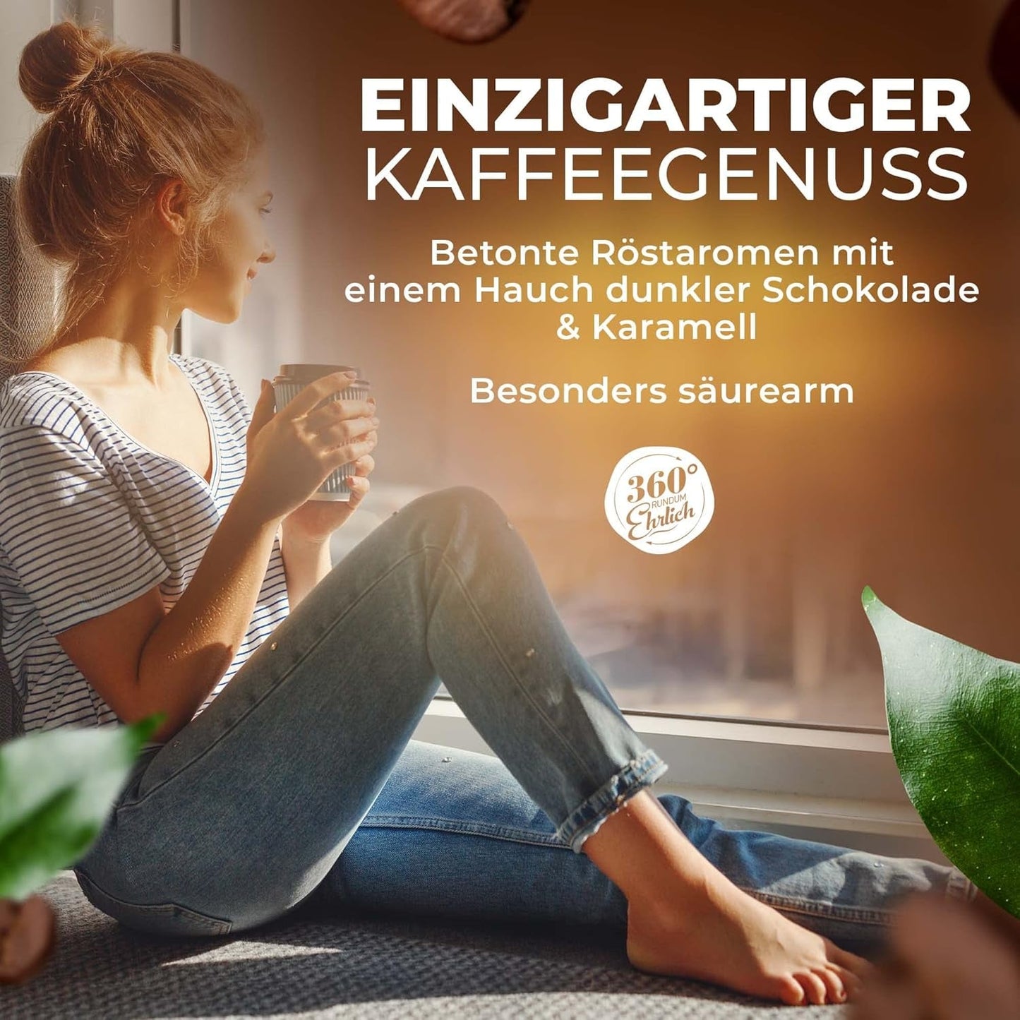 Premium Bio Kaffeebohnen 1000g, 100% Honduras Hochland Arabica Kaffeebohnen Bio - Köstlich, Mild, säurearm - Bio Kaffee ganze Bohnen - Ideal als Kaffeebohnen Vollaautomat - 360° Rundum Ehrlich