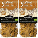 Tagliatelle BioGourmet con Schüttelbrot dell'Alto Adige (IGP) | Tagliatelle all'uovo salate e aromatizzate con genuino speck dell'Alto Adige | 1x250g biologico