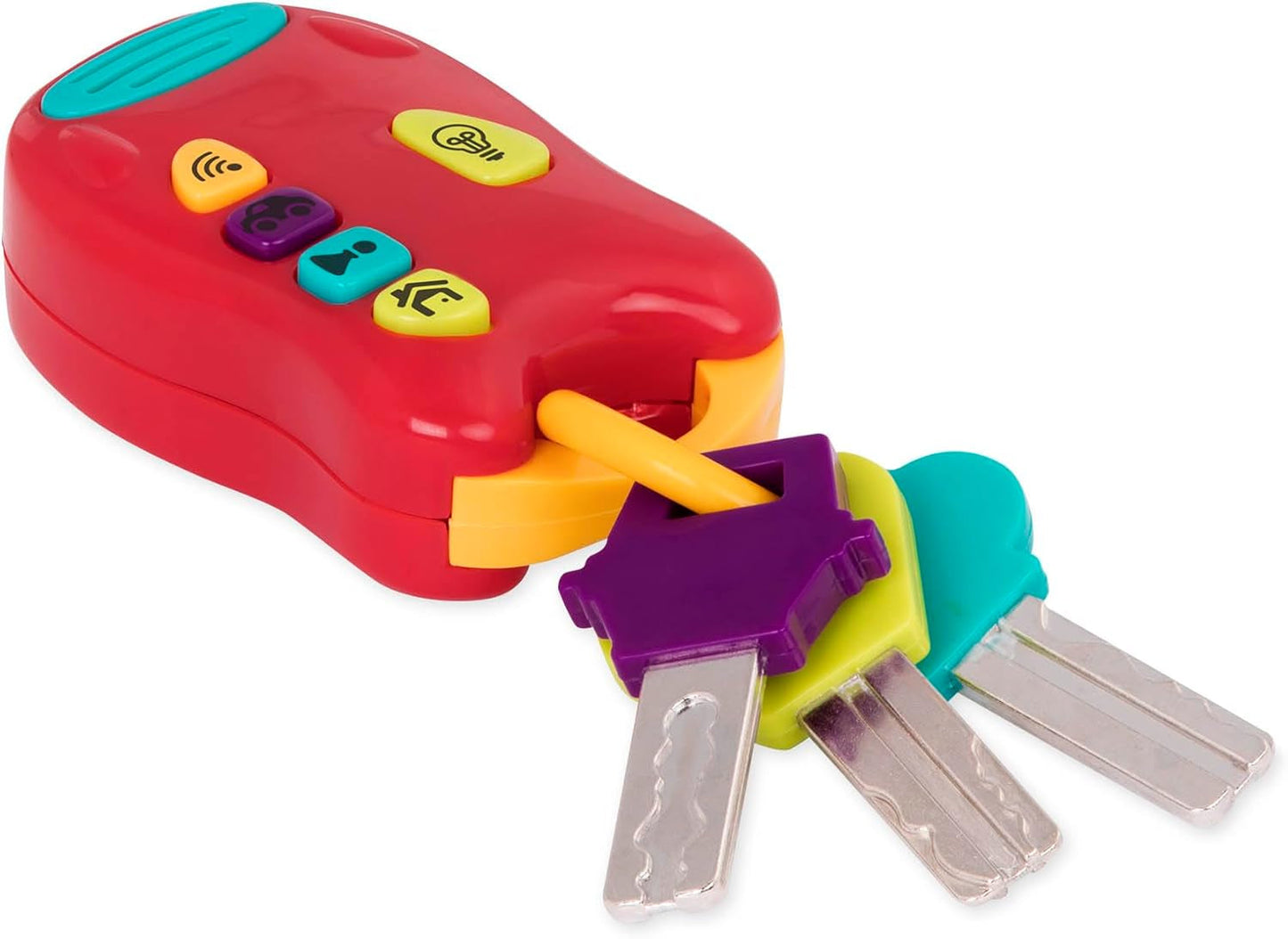 Battat toy key baby toy - Portachiavi colorato per auto con luci e suoni per bambini da 10 mesi in su Bebe Toys Naty Shop