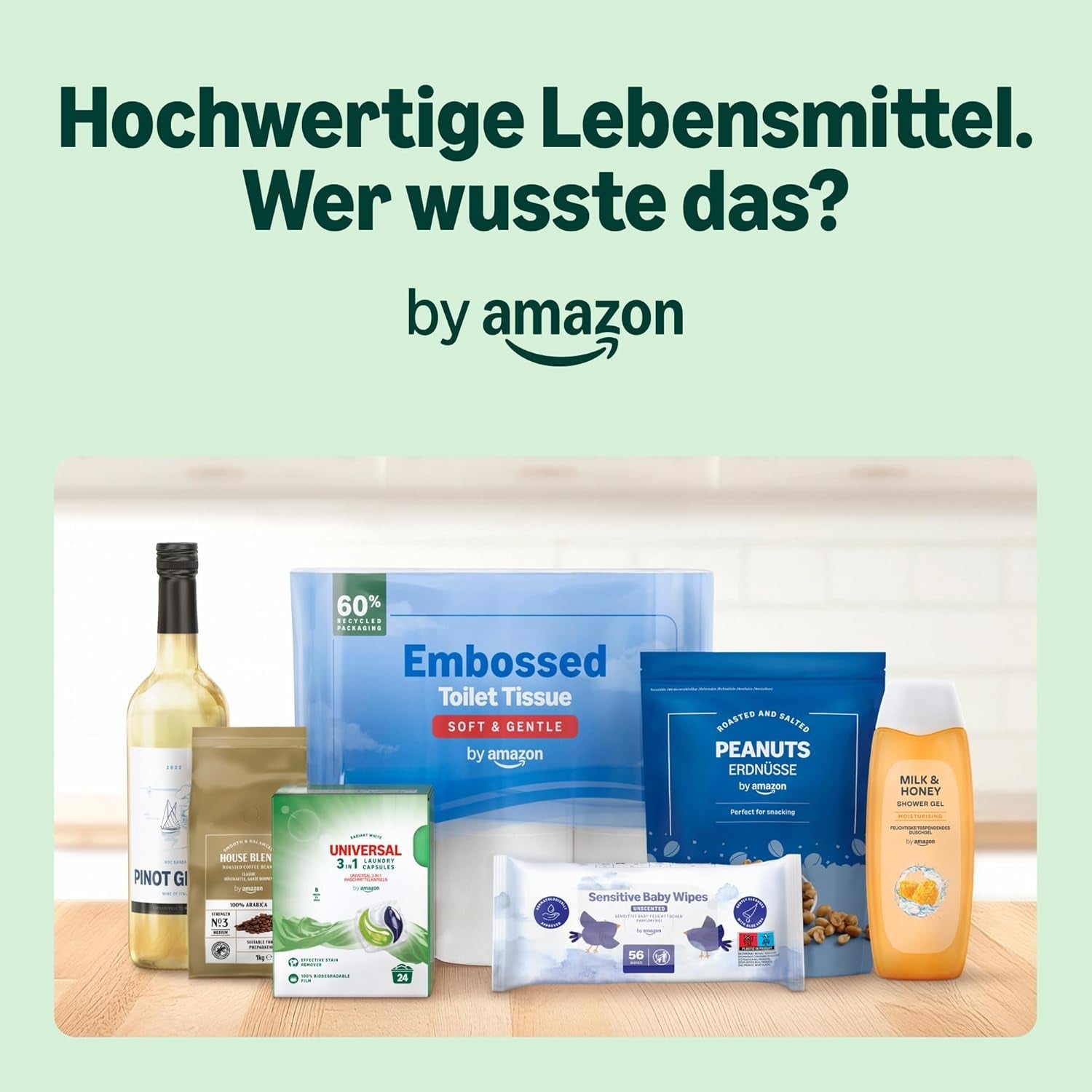di Amazon Lungo Aluminium-Kaffeekapseln, compatibile con Nespresso, mittelgeröstet, 100 Stück (5 Packungen mit je 20 Stück) – Rainforest Alliance zertifiziert