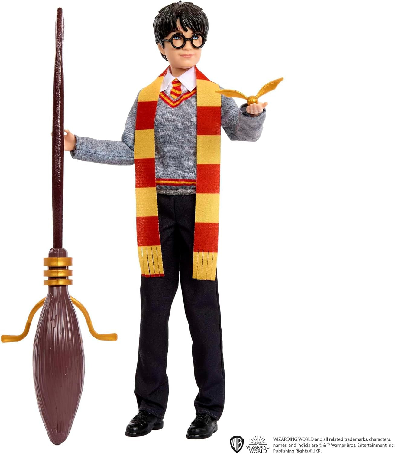 HARRY POTTER Calendario dell'Avvento di Grifondoro - 24 storie, sorprese magiche, sala comune di Hogwarts, viso realistico, per fan dai 6 anni in su, bambole HND80 Naty Shop
