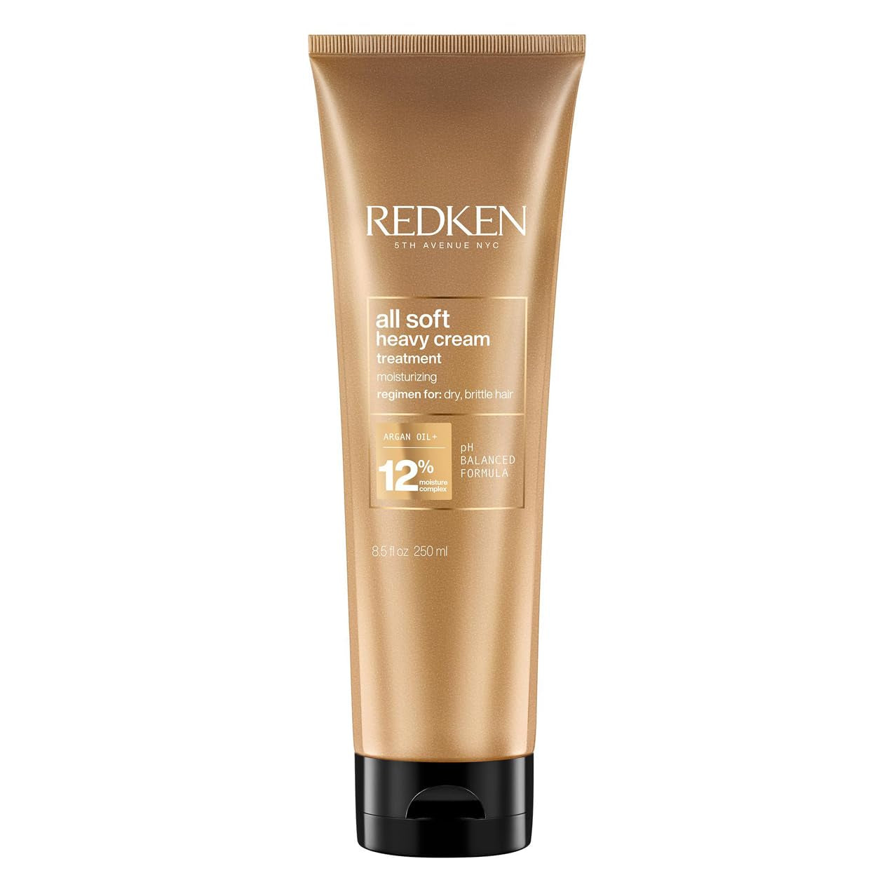 Maschera per capelli Redken per capelli secchi e fragili, rivitalizza e idrata, con complesso di cheratina e olio di argan, crema morbida e pesante, 1 x 250 ml Naty Shop Hair Mask Titolo predefinito