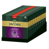 Jacobs Kaffeekapseln Lungo Intenso, Intensität 8/12, 10 x 20 Getränke, Nespresso* compatibile Kaffee Kapseln, 200 Kapseln